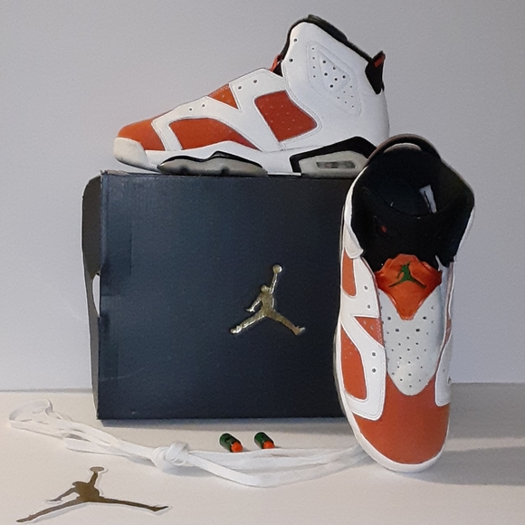 AIR Jordan 6 Retro "Gatorade Like Mike" - size 7 - Picture 4 of 8